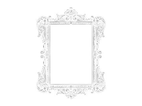 Vintage photo frame dot work. black dots texture on white background. vecto.. Stock Illustration
