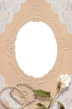 Vintage photo frame 写真素材