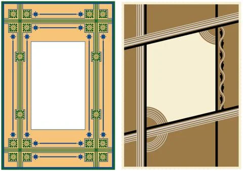 Vintage photo frames Illustration