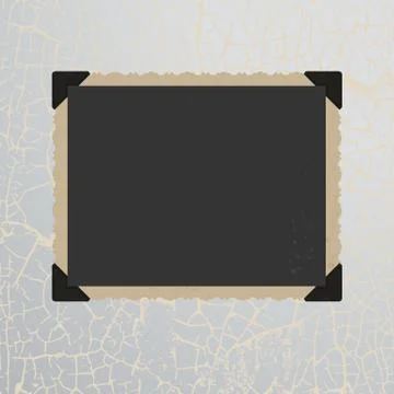 Vintage photo frames. Illustrazione stock