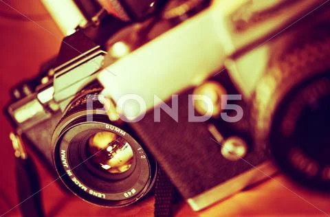 Vintage Photography Concept. Stock Photos