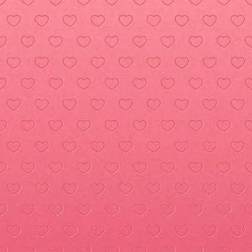 Vintage pink pattern of hearts Stock Illustration