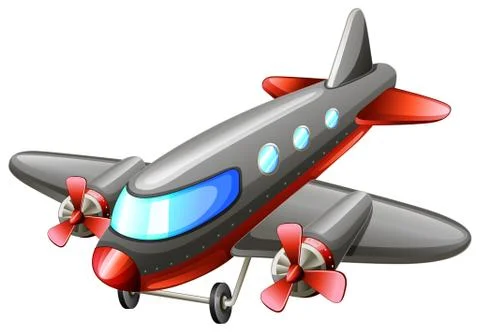 A vintage plane Stock Illustration