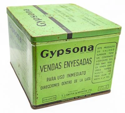 Vintage plaster box Stock-Fotos