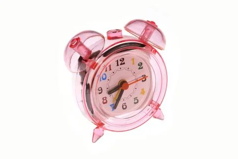 Vintage plastic clock Stock Photos