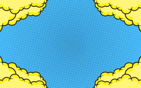 Vintage pop art comic background Stock Illustration