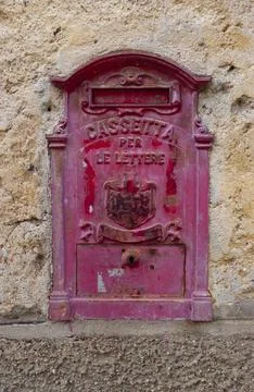 Vintage post box Stock Photos