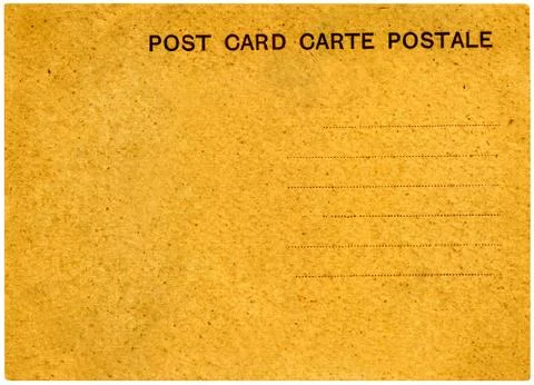 Vintage postcard. Stock Photos