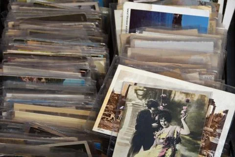 Vintage postcards Foto stock