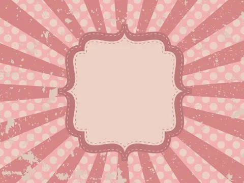 Vintage poster Stock Illustration