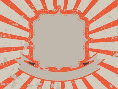 Vintage poster Stock Illustration