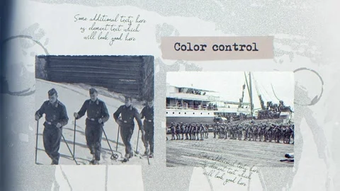 Vintage Presentation  After Effects	Stock