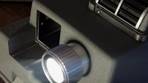 Vintage Projector running Stock Footage 333480681