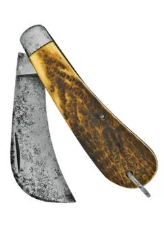 Vintage pruning knife Stock Photos