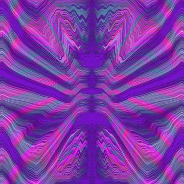 Vintage psychedelic pattern Textured purple retro psychedelic lines patter... Stock Photos