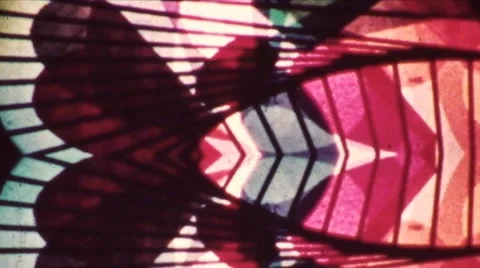Vintage Psychedelic Transition 05v2 - Super 8mm Film Stock Footage 11270486