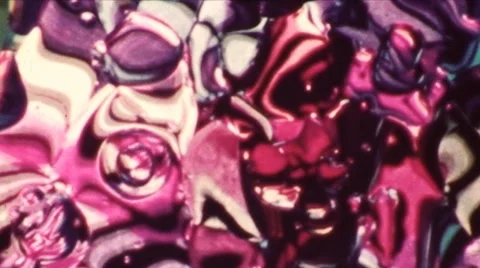 Vintage Psychedelic Transition 52 - Super 8mm Film Stock Footage 11270543