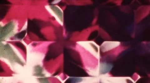 Vintage Psychedelic Transition 53 - Super 8mm Film Stock Footage 11270540