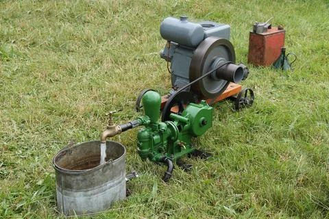 Vintage Pump. Stock Photos