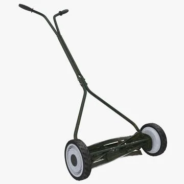 Vintage Push Mower ~ 3D Model ~ Download #90653802