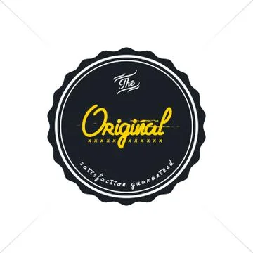 Vintage quality badge theme Ilustração Stock