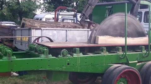 Vintage Rack Sawbench Vídeo Stock 30540774