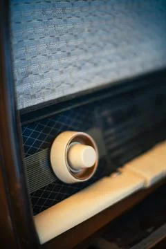 Vintage Radio Dial Close Up Stock Photos