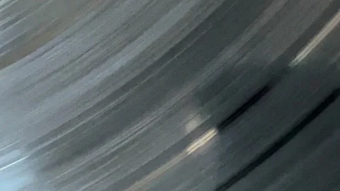 Vintage record player close up playing a 33 record background Stock Footage 244865430