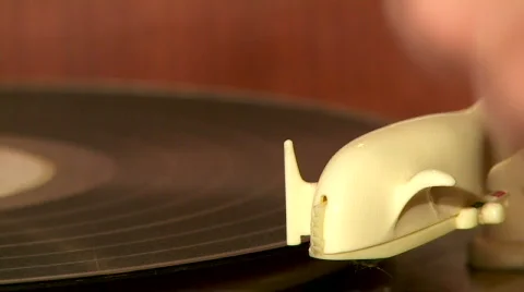 Vintage Record Player Stock Footage 609956