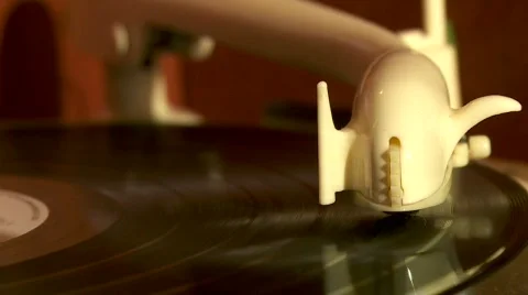 Vintage Record Player Stock Footage 609997