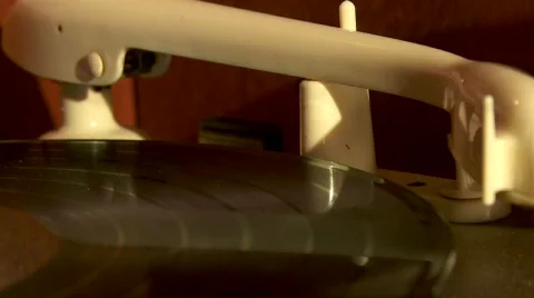 Vintage Record Player Stock Footage 610008