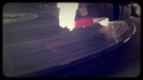 Vintage record player Stock Footage 72301975