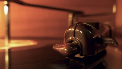 Vintage Record Player Stock Footage 104609342