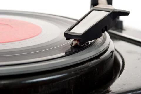 Vintage record player Stock Photos