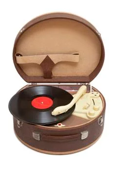 Vintage record player 写真素材