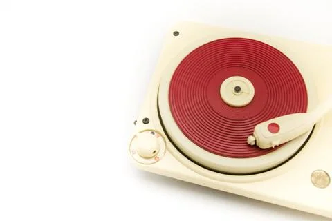 Vintage record player. Stock Photos