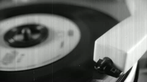 Vintage record video6 Stock Footage 14991116