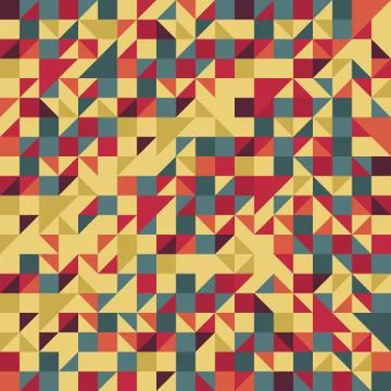 Vintage Red and Brown Pattern 스톡 일러스트