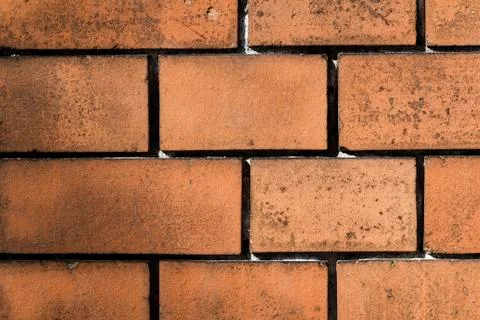 Vintage red brick wall pattern background Foto stock