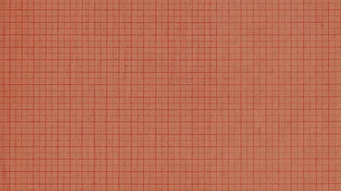 Vintage red graph paper texture with measurement grid Stock Footage 330168345