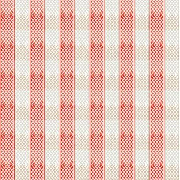 Vintage red lines seamless pattern Stock Illustration