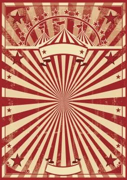 Vintage red sunbeams Stock Illustration