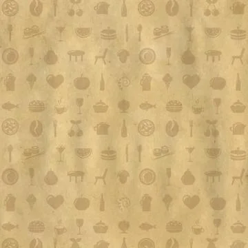 Vintage restaurant background Stock Illustration