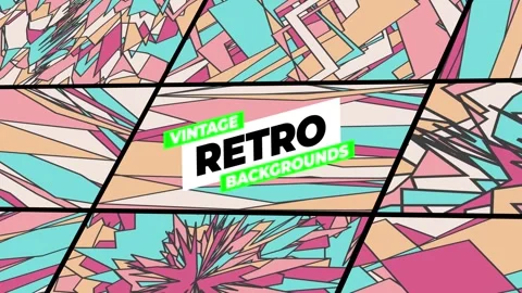 Vintage Retro Backgrounds Stock After Effects