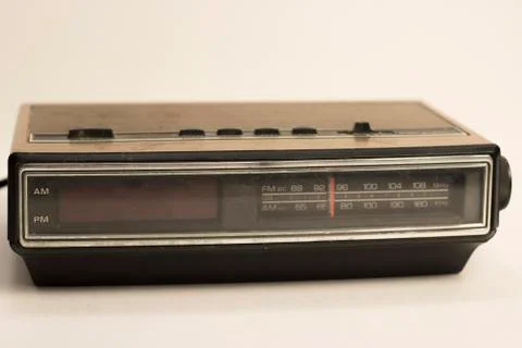 Vintage Retro Clock Isolation Stock Photos
