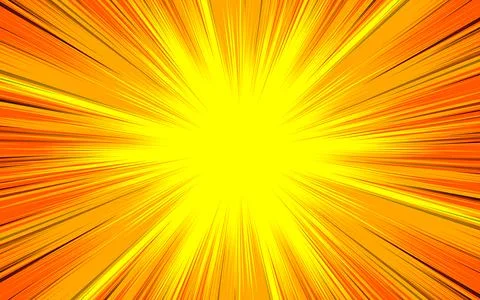 Vintage retro comic background with sun rays. vector illustration Illustrazione stock