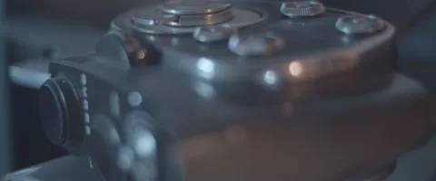 Vintage Retro Old Camera Stock Footage 206453581