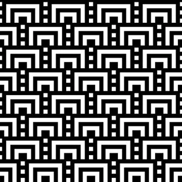 Vintage retro seamless pattern Ilustração Stock