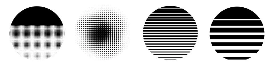 Vintage retro sun circle. Vector logo design sunrise sunset. Illustrazione stock
