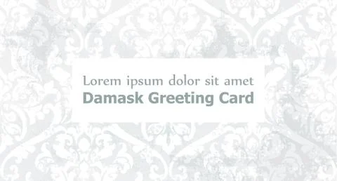 Vintage retro texture pattern Vector. Floral ornament decoration. Victorian e Illustrazione stock